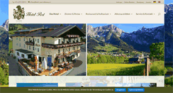 Desktop Screenshot of hotel-post-abtenau.at