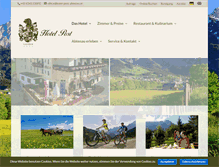 Tablet Screenshot of hotel-post-abtenau.at
